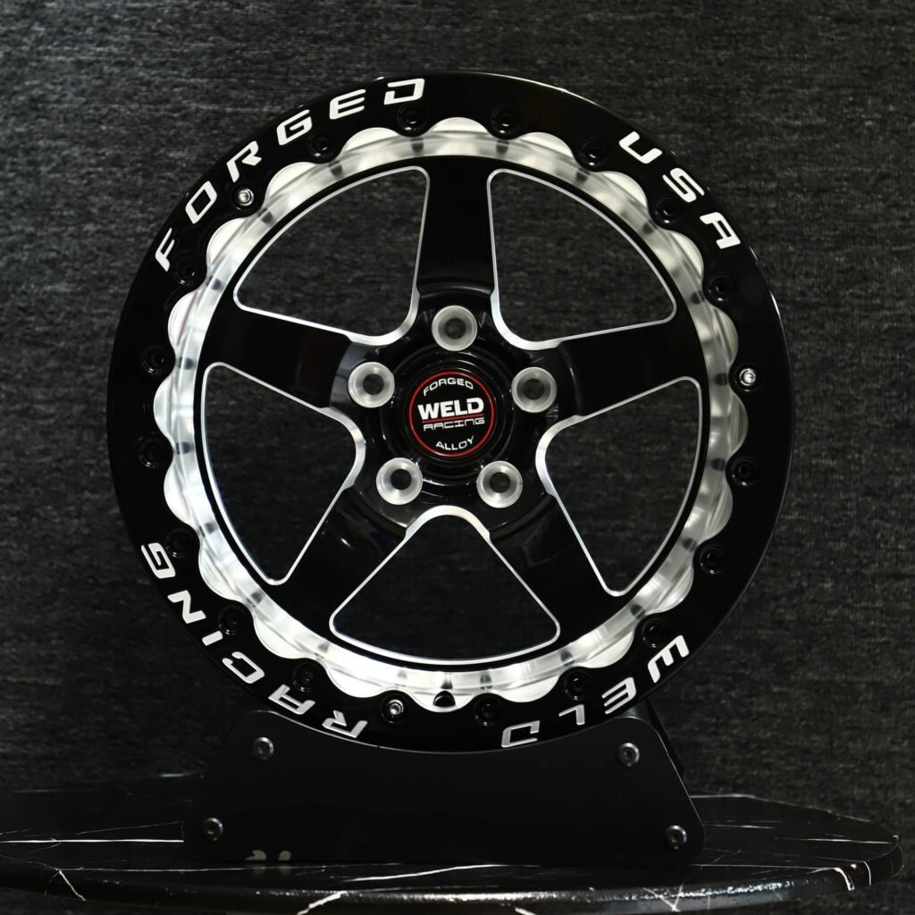 Weld 5-Star Spoke Beadlock Forged Truck Racing Wheels – Chevrolet Silverado / Ford F-150 Fitment (6-Lug) Truck Racing forged wheel