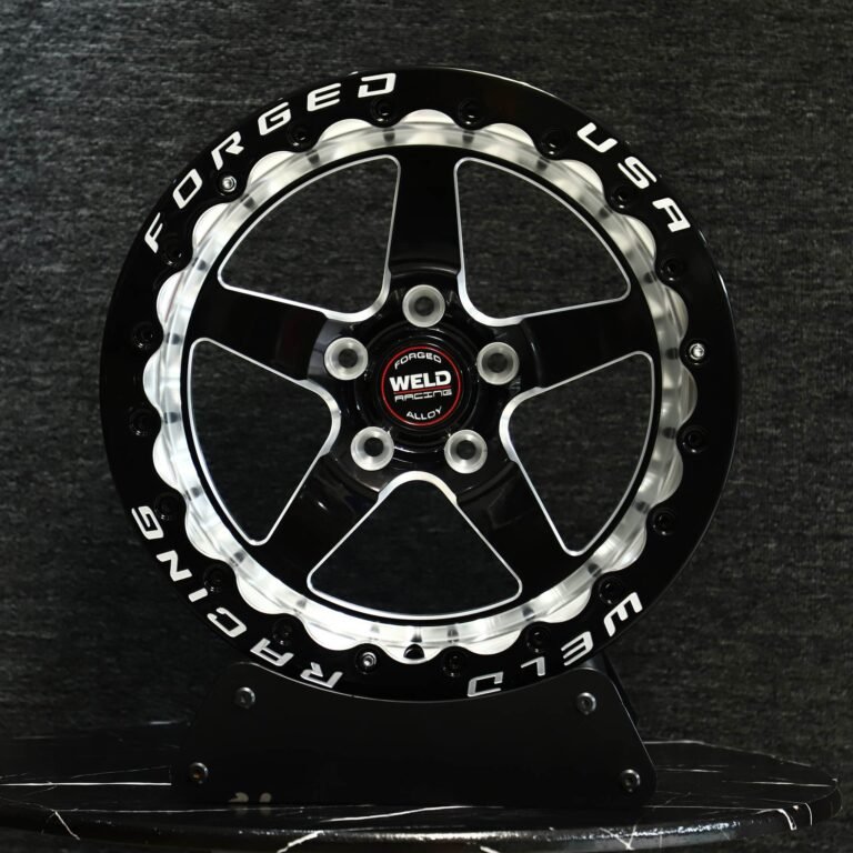 Chevrolet Silverado wheels – Weld 5-Star Spoke Beadlock, front view