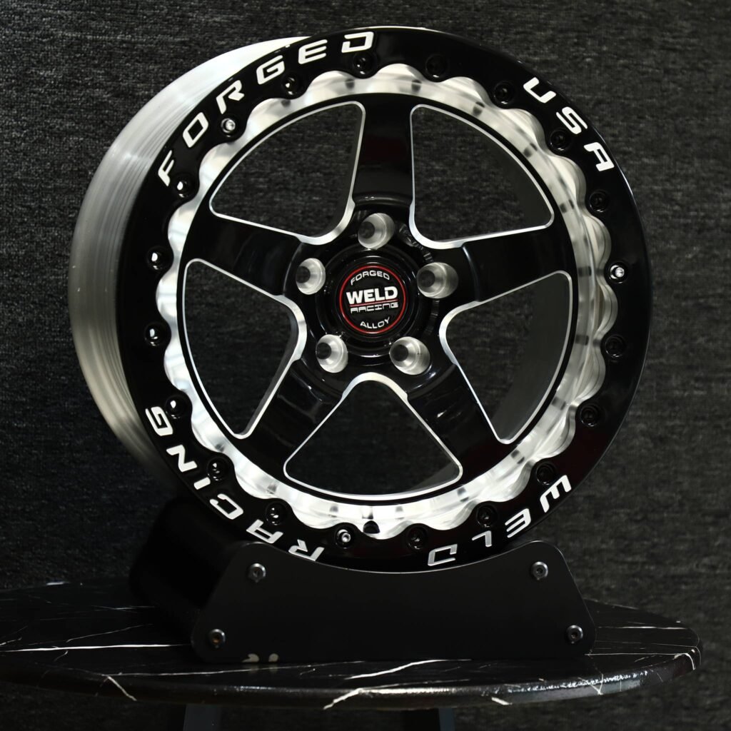 Ford F-150 wheels – Weld 5-Star Spoke Beadlock, angled view