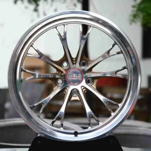 Weld Matte Silver Deep Lip Forged Wheels – Ford Mustang / Chevrolet Corvette Fitment (5-Lug)