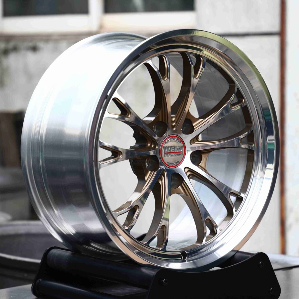 Weld Matte Silver Deep Lip Forged Wheels - Ford Mustang / Chevrolet Corvette Fitment (5-Lug) view 3