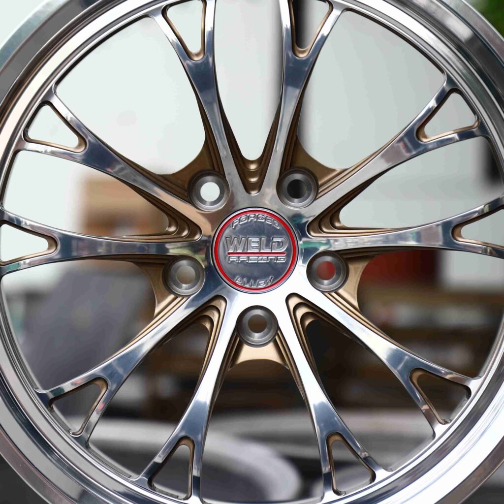 Weld Matte Silver Deep Lip Forged Wheels - Ford Mustang / Chevrolet Corvette Fitment (5-Lug) view 4