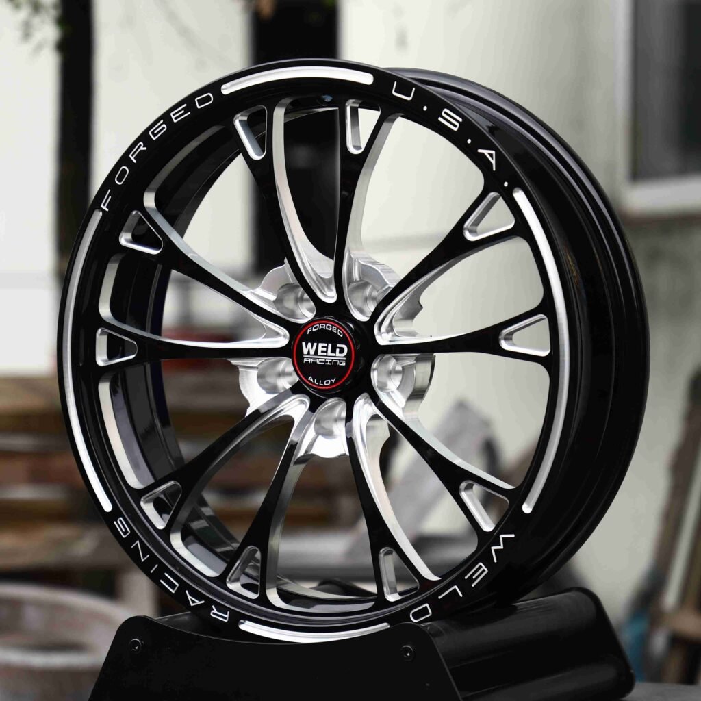 Weld Matte Silver Forged Wheels - Ford Mustang / Chevrolet Corvette Fitment (5-Lug) view 2