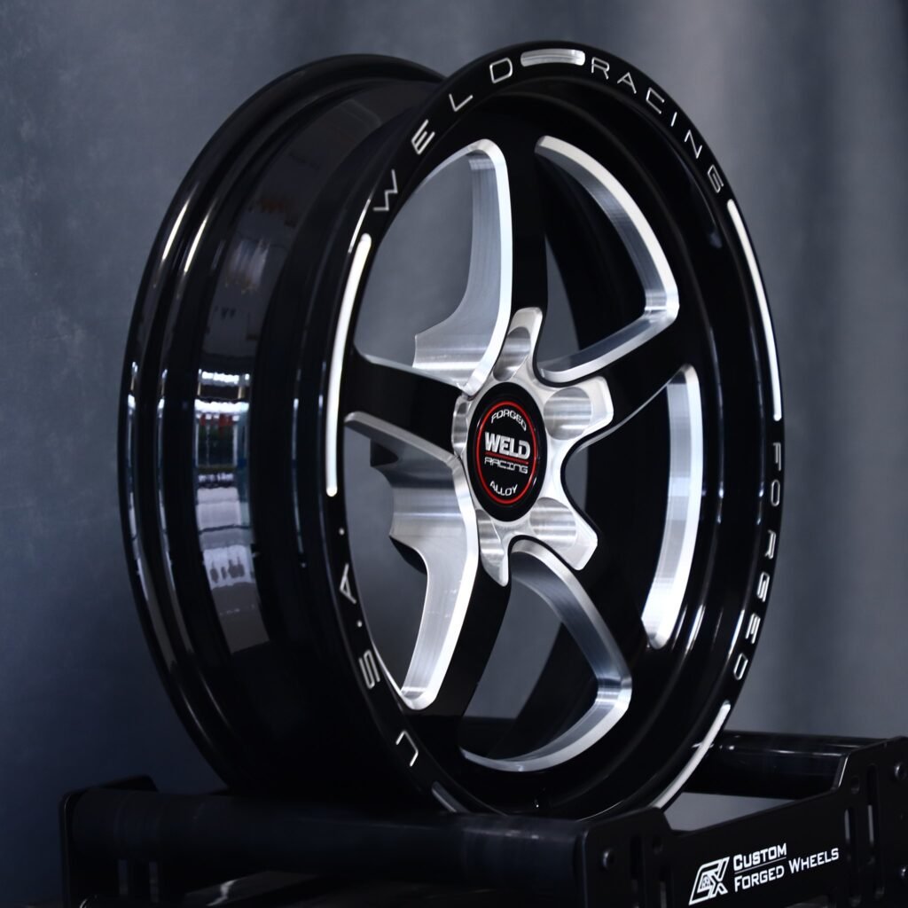 5x114.3 wheels – Weld Racing 10 Y-Spoke Mirror Milled Beadlock, side view