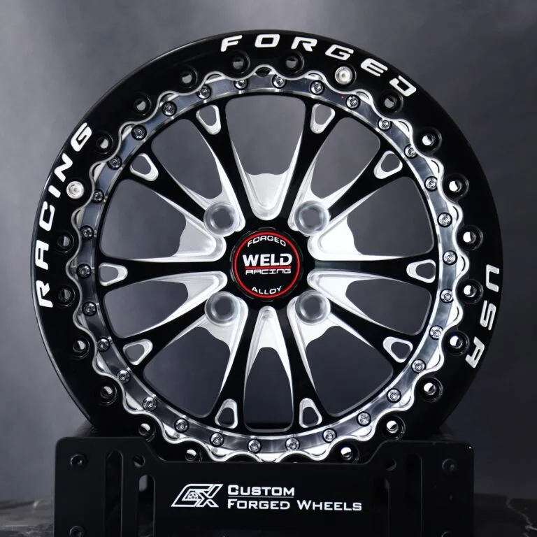 Honda Civic wheels – Weld Racing 5-Spoke Mirror Milled Beadlock, front view