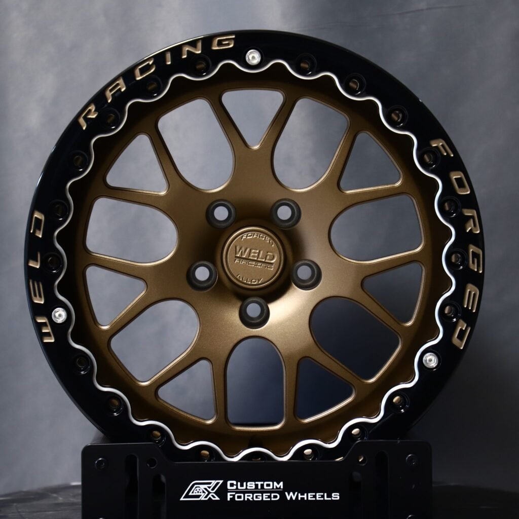 Weld Racing 5-Spoke Beadlock Mirror Milled Off-Road Truck Racing Forged Wheels – Ford F-150 / Chevrolet Silverado Fitment (6-Lug) Truck Racing forged wheel