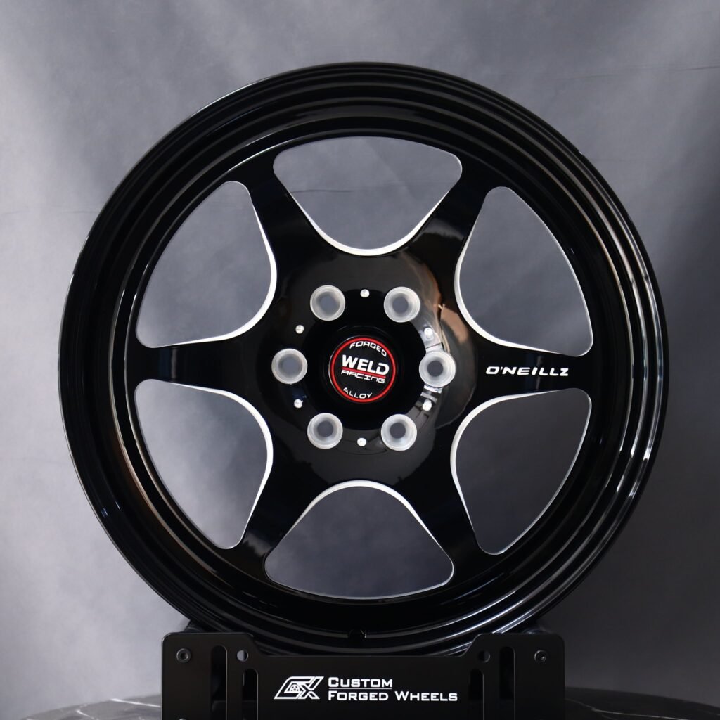 Weld Racing 5-Spoke Beadlock Mirror Milled Off-Road Truck Racing Forged Wheels – Ford F-150 / Chevrolet Silverado Fitment (6-Lug) – Design 4 Truck Racing forged wheel