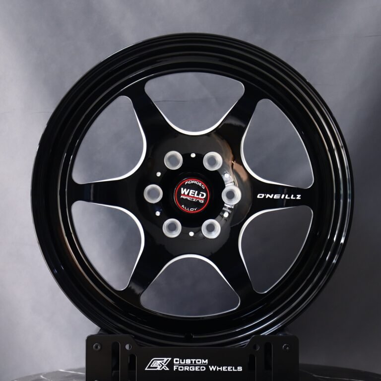 Ford F-150 wheels – Weld Racing 5-Spoke Beadlock Mirror Milled, front view