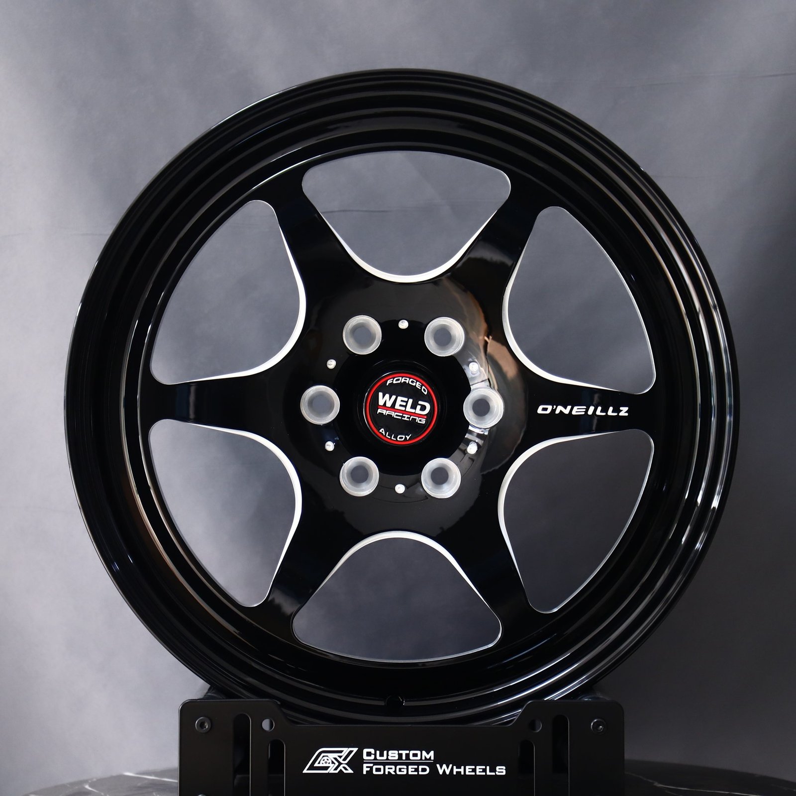 Ford F-150 wheels – Weld Racing 5-Spoke Beadlock Mirror Milled, front view