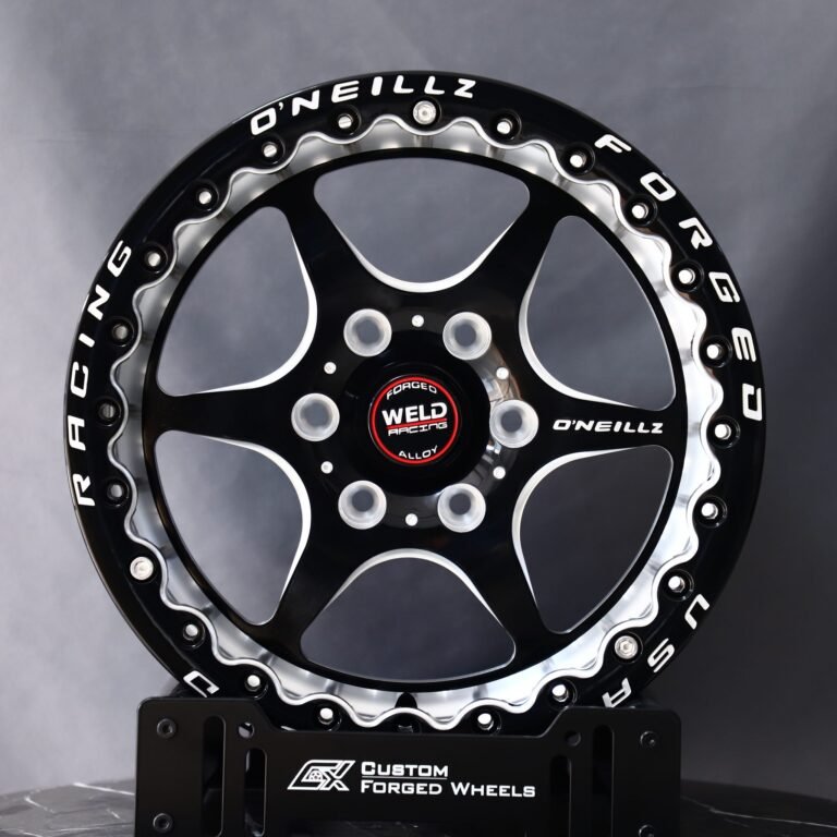 Ford F-150 wheels – Weld Racing 5-Spoke Beadlock Mirror Milled, front view