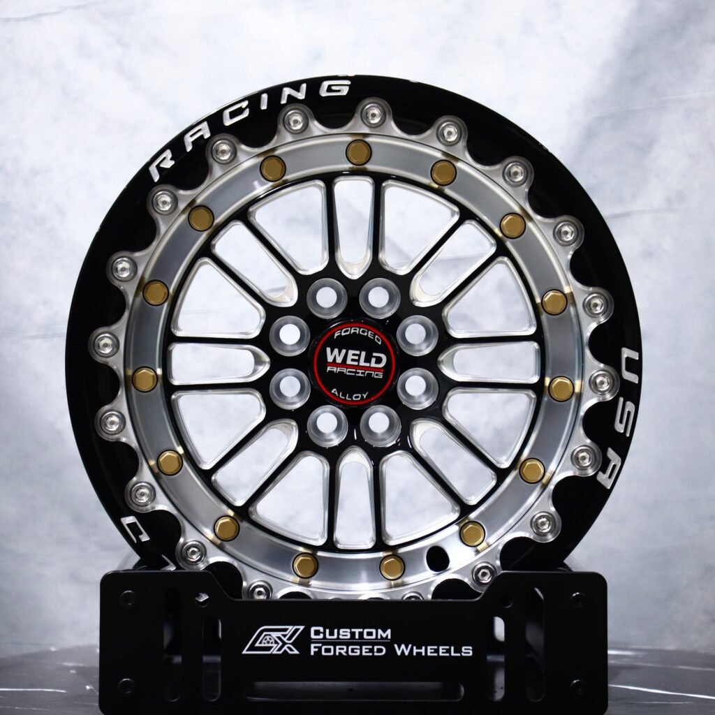 Weld Racing 5-Spoke Beadlock Mirror Milled Off-Road Truck Racing Forged Wheels – Ram 2500 / Chevrolet Silverado 2500HD Fitment (8-Lug) Truck Racing forged wheel