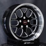 Weld Racing 5-Spoke Deep Lip Mirror Milled Beadlock Forged Drag Racing Wheels – Ford Mustang / Chevrolet Corvette Fitment (5-Lug) – Design 2