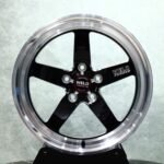 Weld Racing S71-Style 5-Spoke Deep Lip Mirror Milled Beadlock Forged Drag Racing Wheels – Ford Mustang / Chevrolet Corvette Fitment (5-Lug) – Design 2