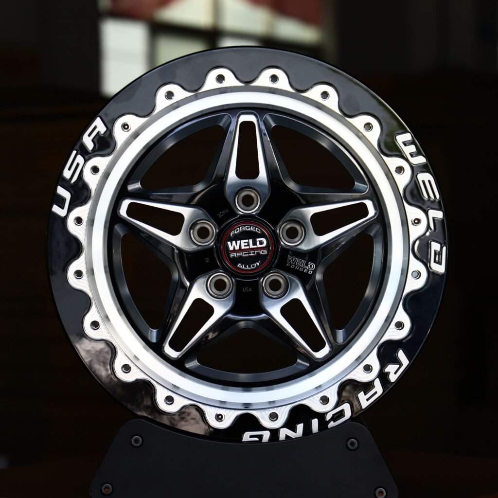Кованые бедлок-диски любого цвета для Ford Mustang и Chevrolet Corvette, в стиле Weld Racing, 5 спиц — ANK-70020