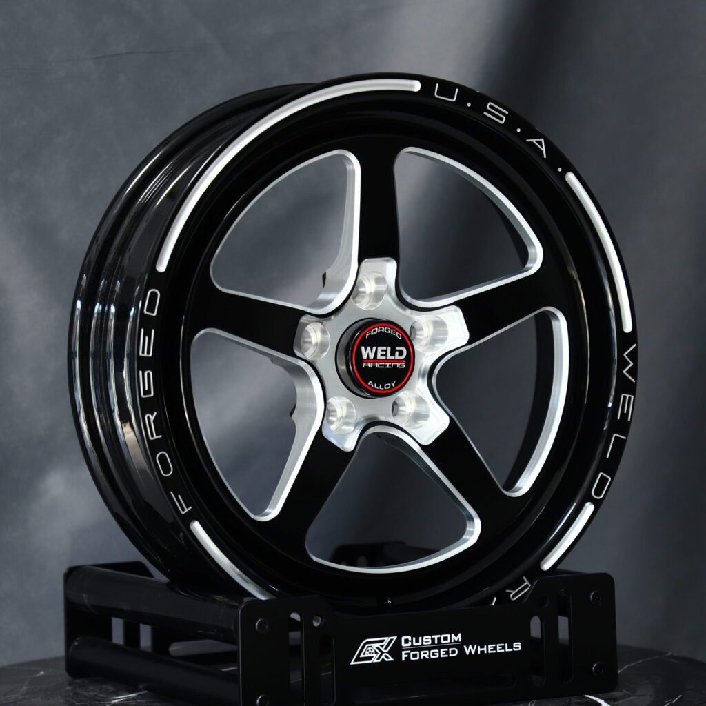 Weld Racing Custom Finish 5-Spoke Mirror Milled Beadlock Forged Wheels - Ford Mustang / Chevrolet Corvette Fitment (5-Lug) – Design 16 Off-Road forged wheel