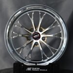 Weld Racing 5-Spoke Mirror Milled Beadlock Forged Drag Racing Wheels – Ford Mustang / Chevrolet Corvette Fitment (5-Lug) – Design 17