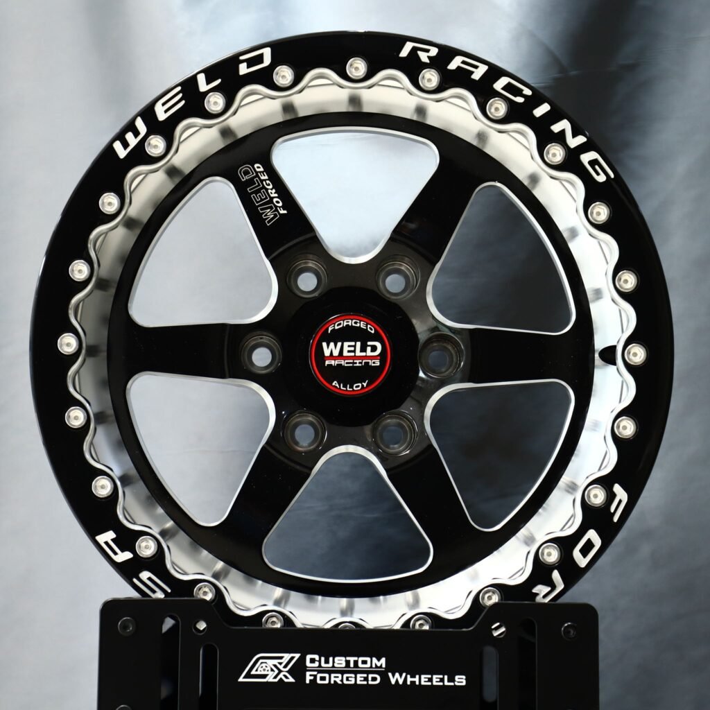 Ford F-150 wheels – Weld Racing Beadlock Mirror Milled, front view