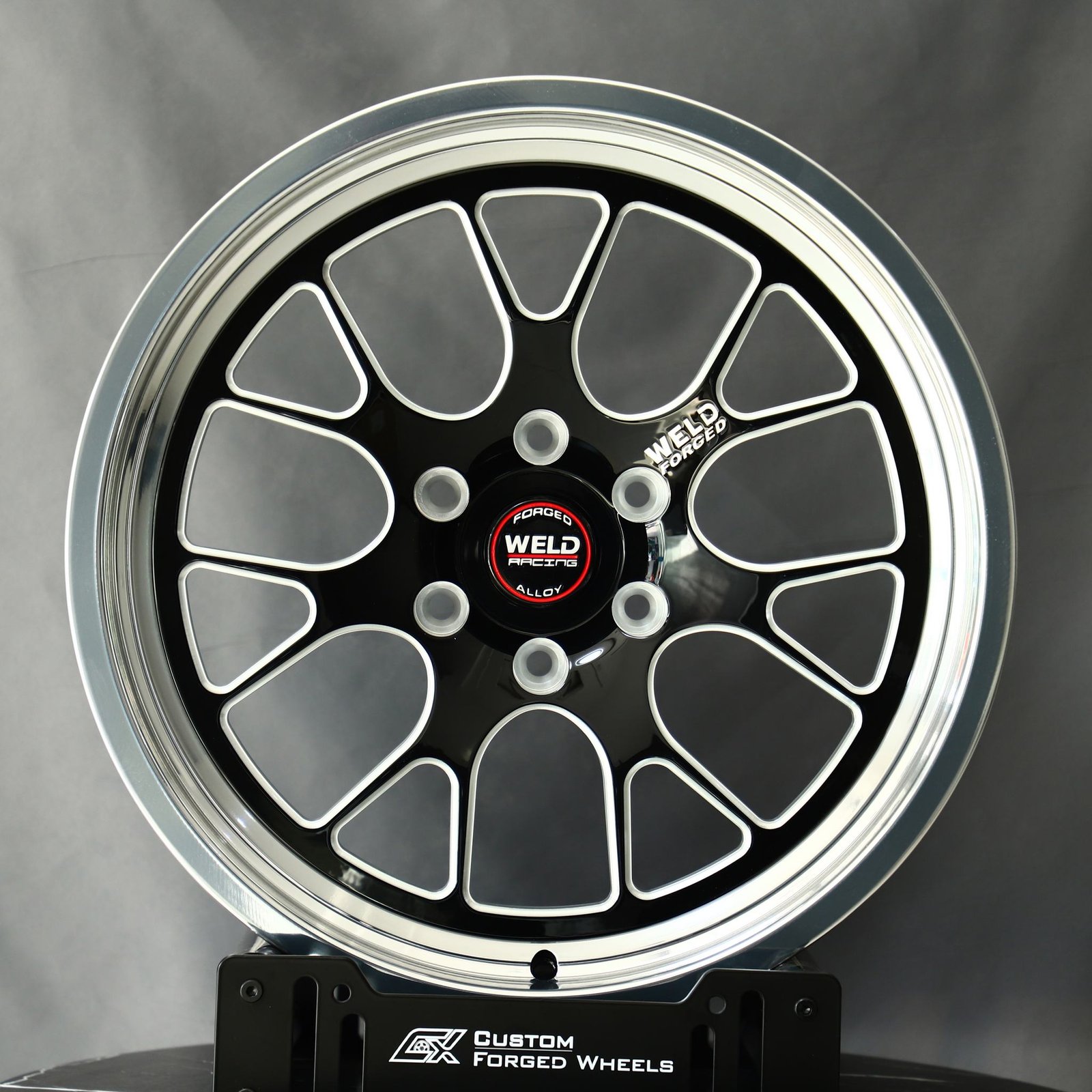 Ford F-150 wheels – Weld Racing Deep Lip Mirror Milled, front view