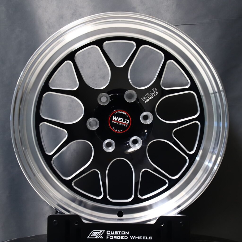 Weld Racing Deep Lip Mirror Milled Off-Road Truck Racing Forged Wheels – Ford F-150 / Chevrolet Silverado Fitment (6-Lug) – Design 3 Truck Racing forged wheel