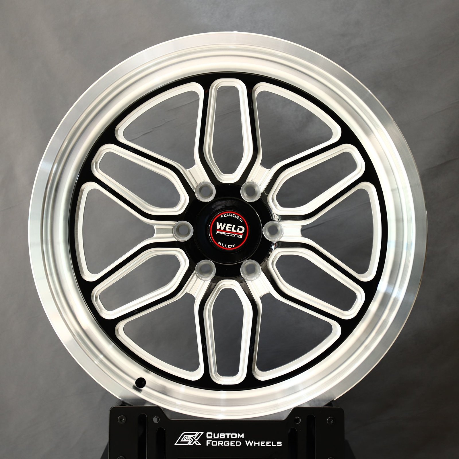 Ford F-150 wheels – Weld Racing Deep Lip Mirror Milled, front view
