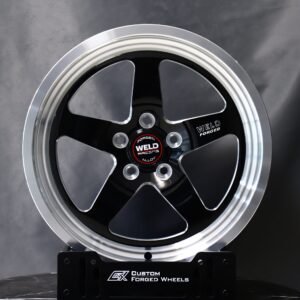 Weld Racing S71-Style Mirror Milled Forged Drag Racing Wheels – Ford Mustang / Chevrolet Camaro Fitment (5-Lug)
