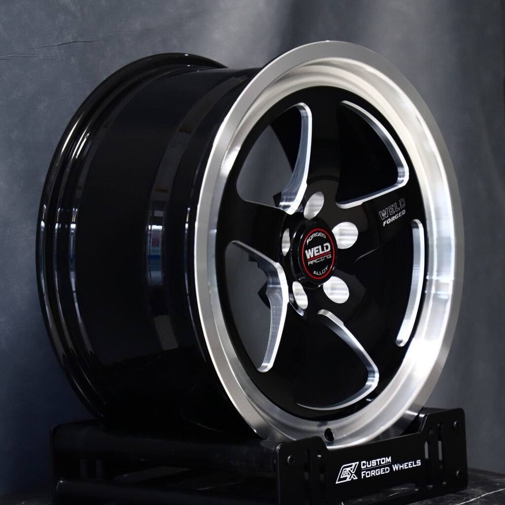 5x114.3 wheels – Mirror Milled (Weld Racing S71-Style), side view