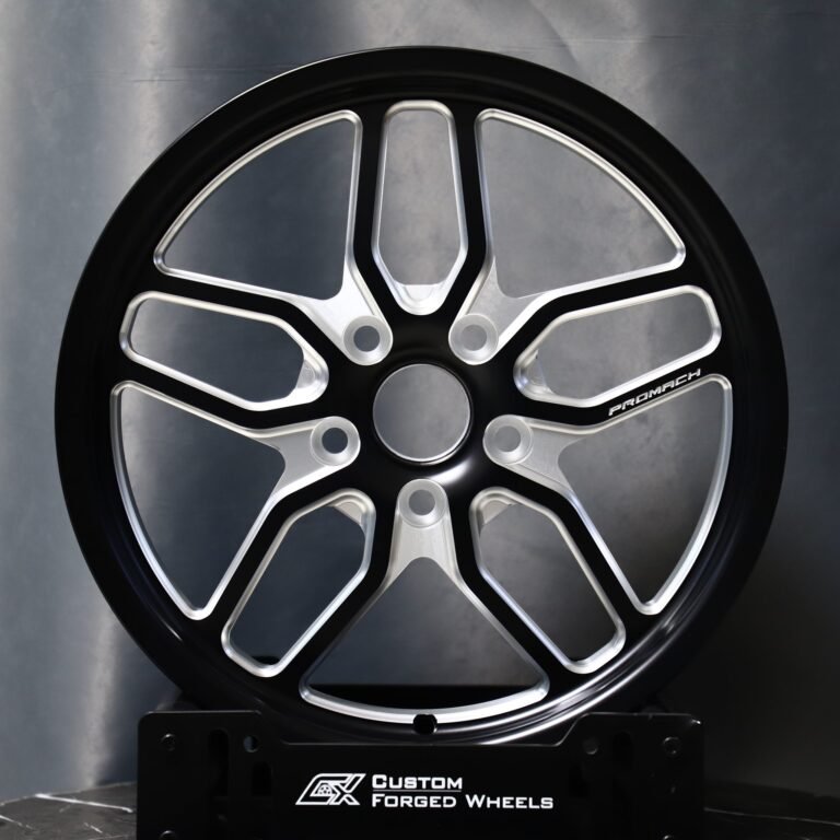 Ford Mustang wheels – Weld Racing Petal Mirror Milled, front view