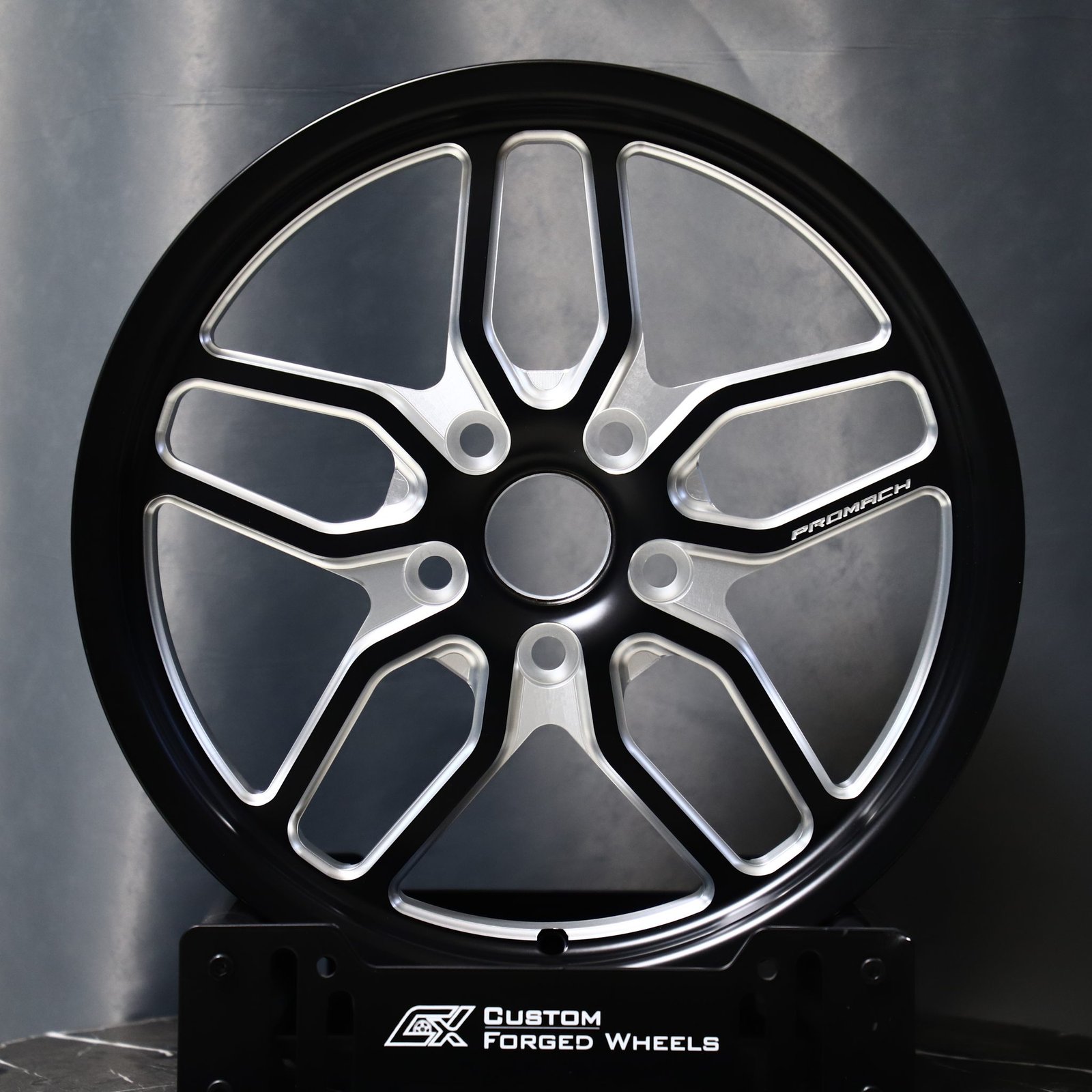 Ford Mustang wheels – Weld Racing Petal Mirror Milled, front view
