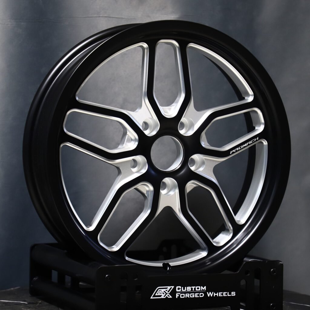 Chevrolet Camaro wheels – Weld Racing Petal Mirror Milled, angled view