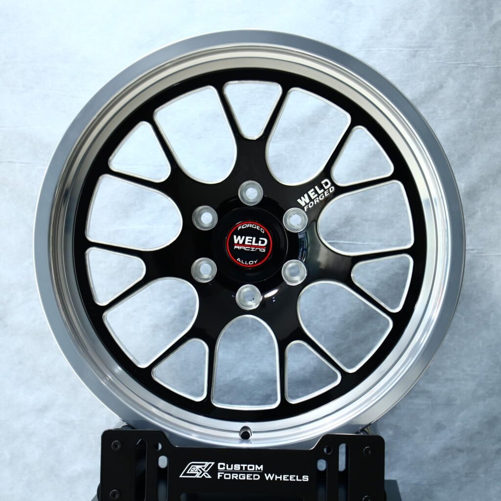 Ford F-150 wheels – Weld Racing Matte Black Deep Lip, front view