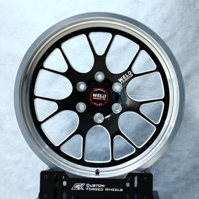 Ford F-150 wheels – Weld Racing Matte Black Deep Lip, front view