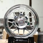Weld Racing-Style Mirror Polished 12-Spoke Forged Drag Racing Wheels – Ford Mustang / Corvette C7 Fitment (5-Lug)
