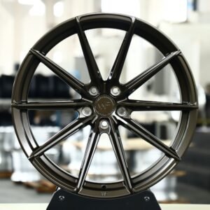Wheelforce-Style Gunmetal 10 Directional-Spoke Forged Wheels – Audi RS3 / BMW M3 G80 Fitment (5-Lug)