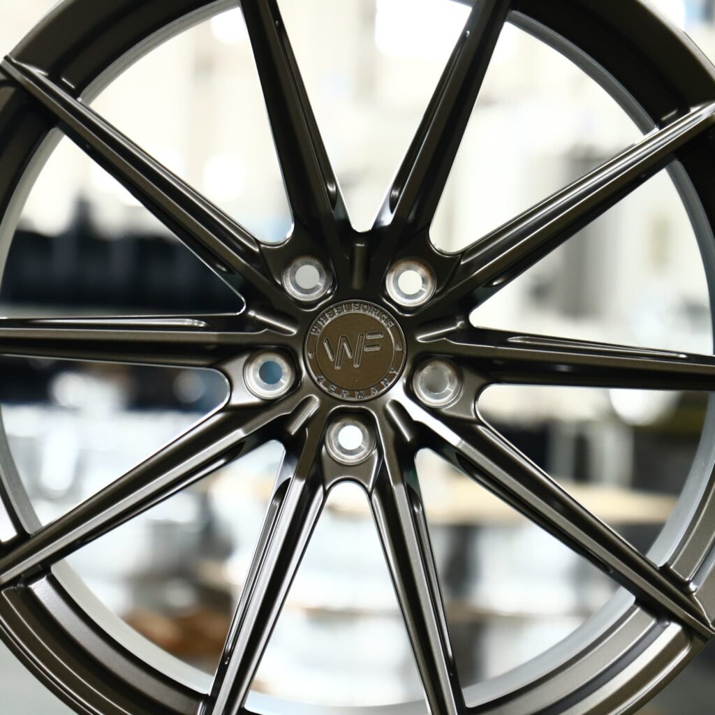 5x112 wheels – WF Bronze 10-Spoke, side view