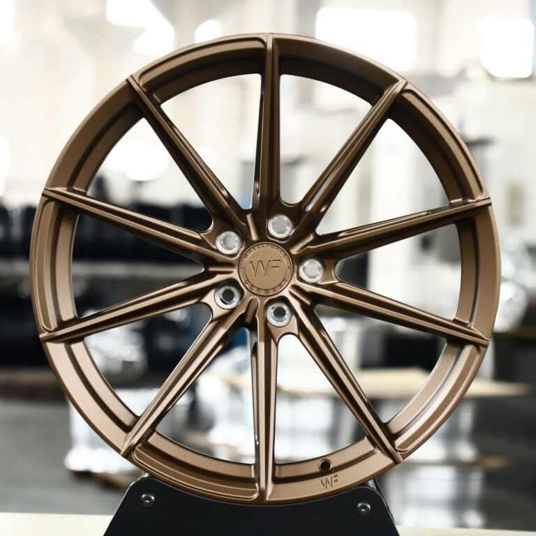 Audi RS3 wheels – WF Bronze 10-Spoke, front view