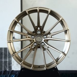 WF CF.4-FFR-Style Bronze 5 W-Spoke Forged Wheels – BMW M2 G87 / BMW M3 G80 Fitment (5-Lug)