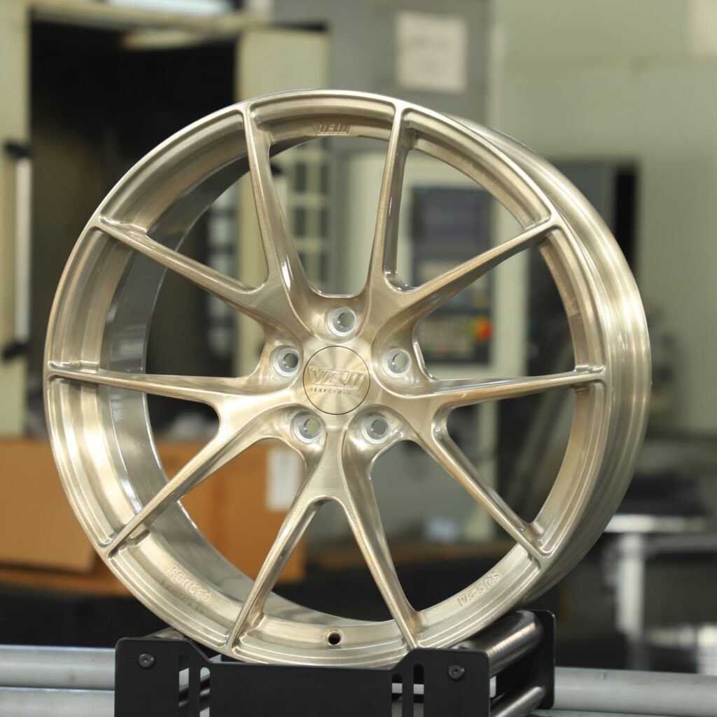 Audi RS3 wheels – WF Brushed Bronze 5 Y-Spoke, front view