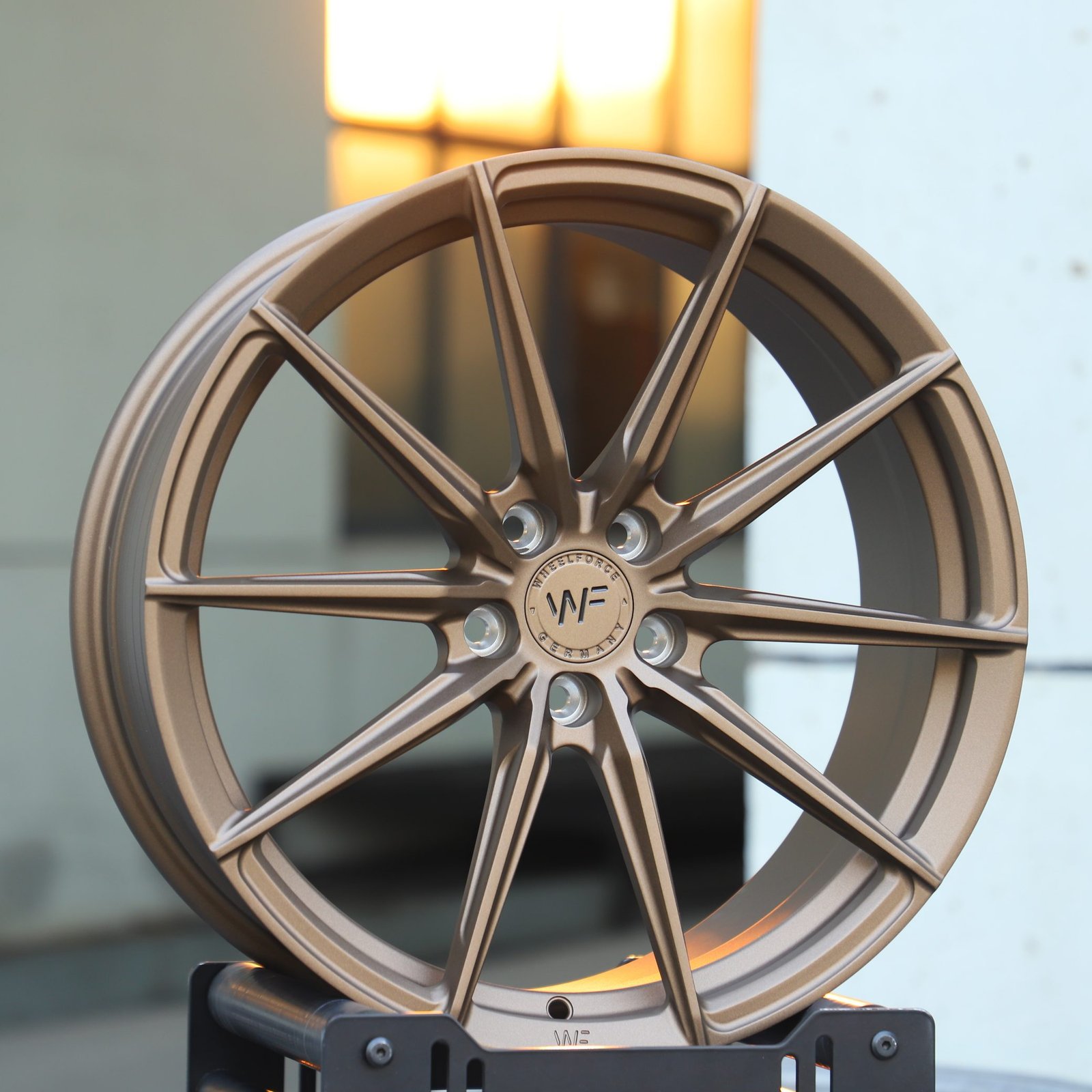 Audi RS3 wheels – WF Matte Bronze 5 Y-Spoke, front view