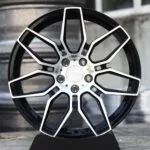 Wheelforce-Style Gloss Black Machined Petal Forged Wheels – Porsche 911 / M3 Fitment (5-Lug)