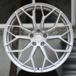 Wheelforce-Style Hyper Silver Mesh Multi-Spoke Forged Wheels – Porsche 911 / M3 Fitment (5-Lug)
