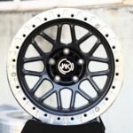 WK-Style Gloss Black Machined Mesh Beadlock Off-Road Forged Wheels – Jeep Wrangler / Grand Cherokee Fitment (5-Lug)