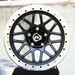 WK-Style Gloss Black Machined Mesh Beadlock Off-Road Forged Wheels – Jeep Wrangler / Grand Cherokee Fitment (5-Lug)