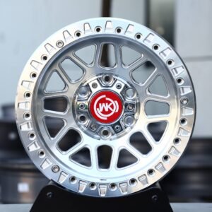 WK-Style Polished Multi-Spoke Beadlock Off-Road Forged Wheels – Ford F-150 / Silverado Fitment (6-Lug)