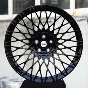 Xiaomi OEM-Style Gloss Black Lattice Mesh Forged Wheels – Xiaomi SU7 Fitment (5-Lug)