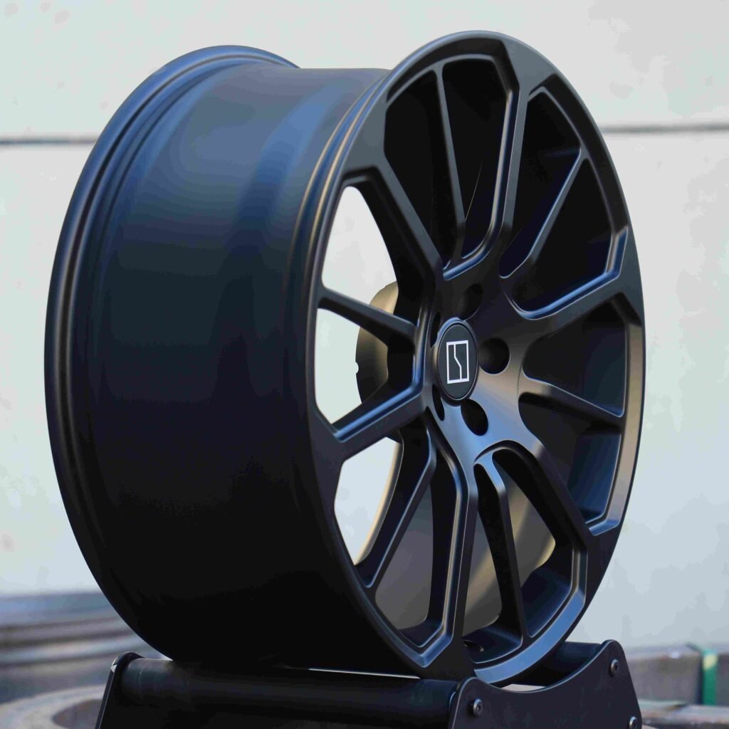 Zeekr Style Gloss Black 5 W-Spoke Split Forged Wheels - Zeekr 001 / Zeekr 009 Fitment (5-Lug) view 4