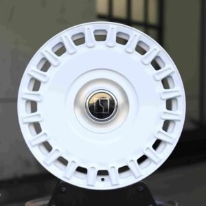 Zeekr Style Gloss White Full-Face Forged Wheels – Zeekr 001 / Zeekr 009 Fitment (5-Lug)