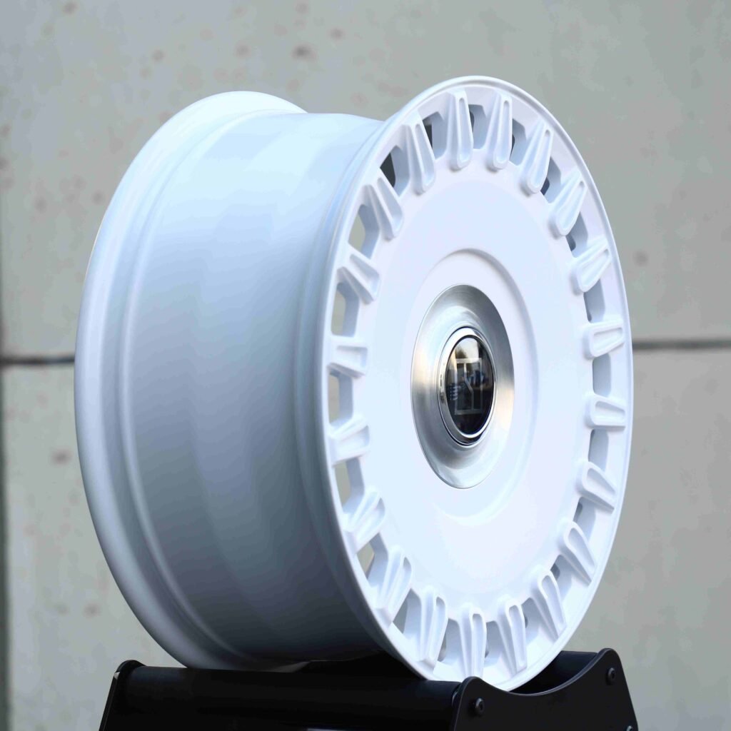 Zeekr Style Gloss White Full-Face Forged Wheels - Zeekr 001 / Zeekr 009 Fitment (5-Lug) view 4