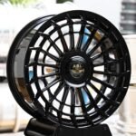 ABL Studios-Style Gloss Black Multi-Spoke Double Ring Floating Cap Forged Wheels – Bentley Continental GT / Rolls-Royce Ghost Fitment (5-Lug)