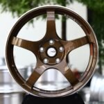 Advan-Style Bronze 5-Spoke Polished Lip Forged Wheels – Nissan 370Z / Infiniti Q50 Fitment (5-Lug)