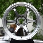 Advan-Style Gunmetal 6-Spoke Polished Lip Forged Wheels – Volkswagen Golf / Audi A3 Fitment (5-Lug)